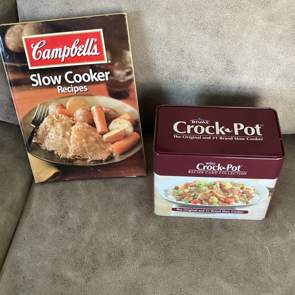 Crockpot recipe new card set and cookbook lot - Picture 1 of 8